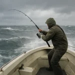 Jak łowić z łodzi przy silnym wietrze