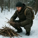 Gdzie szukać suchego drewna zimą