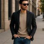 Modny mężczyzna na co dzień