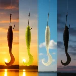 Jak dobrać kolor przynęty do pory dnia