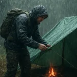 Jak przygotować się na biwak w ulewnym deszczu?